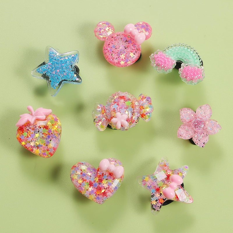 DALOO 25PCS Cute Shoes Charms for Girls & Little Kids Charms for Women Girls Birthday Gifts - Image 2